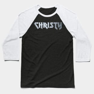 Heavy metal Christy Baseball T-Shirt